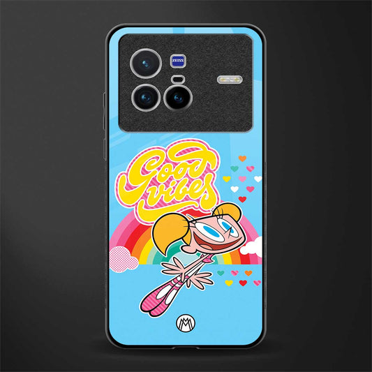 deedee good vibes glass case for vivo x80 image