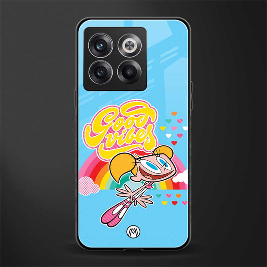 deedee good vibes back phone cover | glass case for oneplus 10t