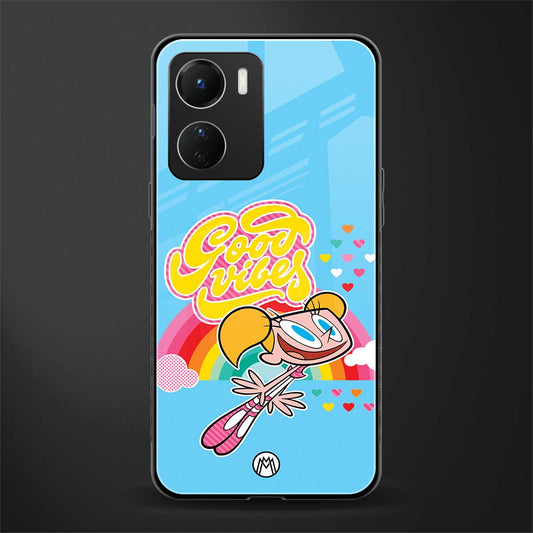 deedee good vibes back phone cover | glass case for vivo y16
