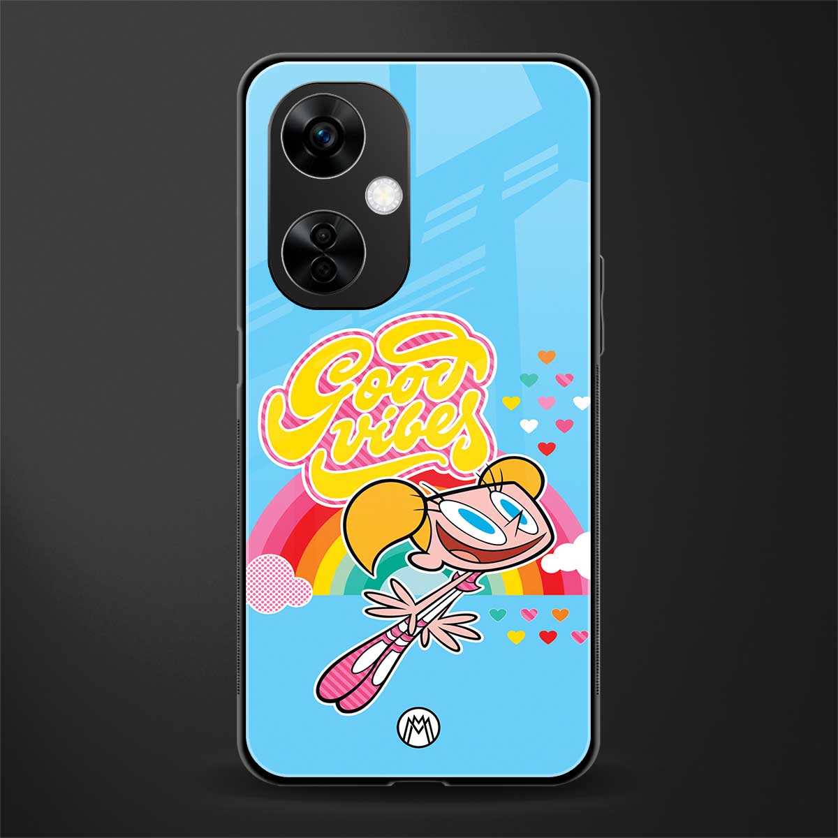 deedee good vibes back phone cover | glass case for oneplus nord ce 3 lite