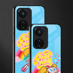 deedee good vibes back phone cover | glass case for vivo t1 44w 4g