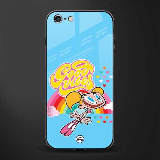 deedee good vibes glass case for iphone 6s plus image