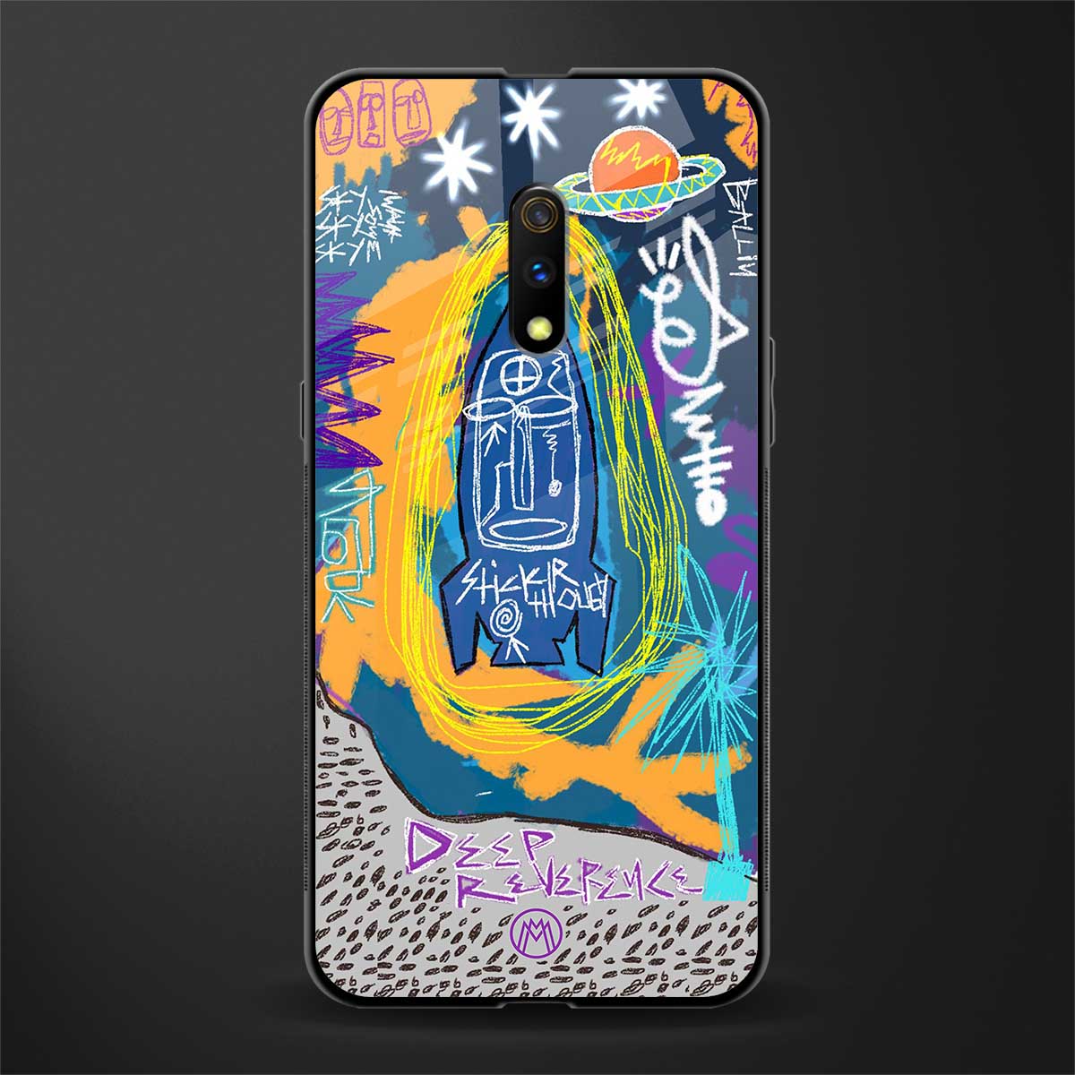 deja vu glass case for oppo k3 image