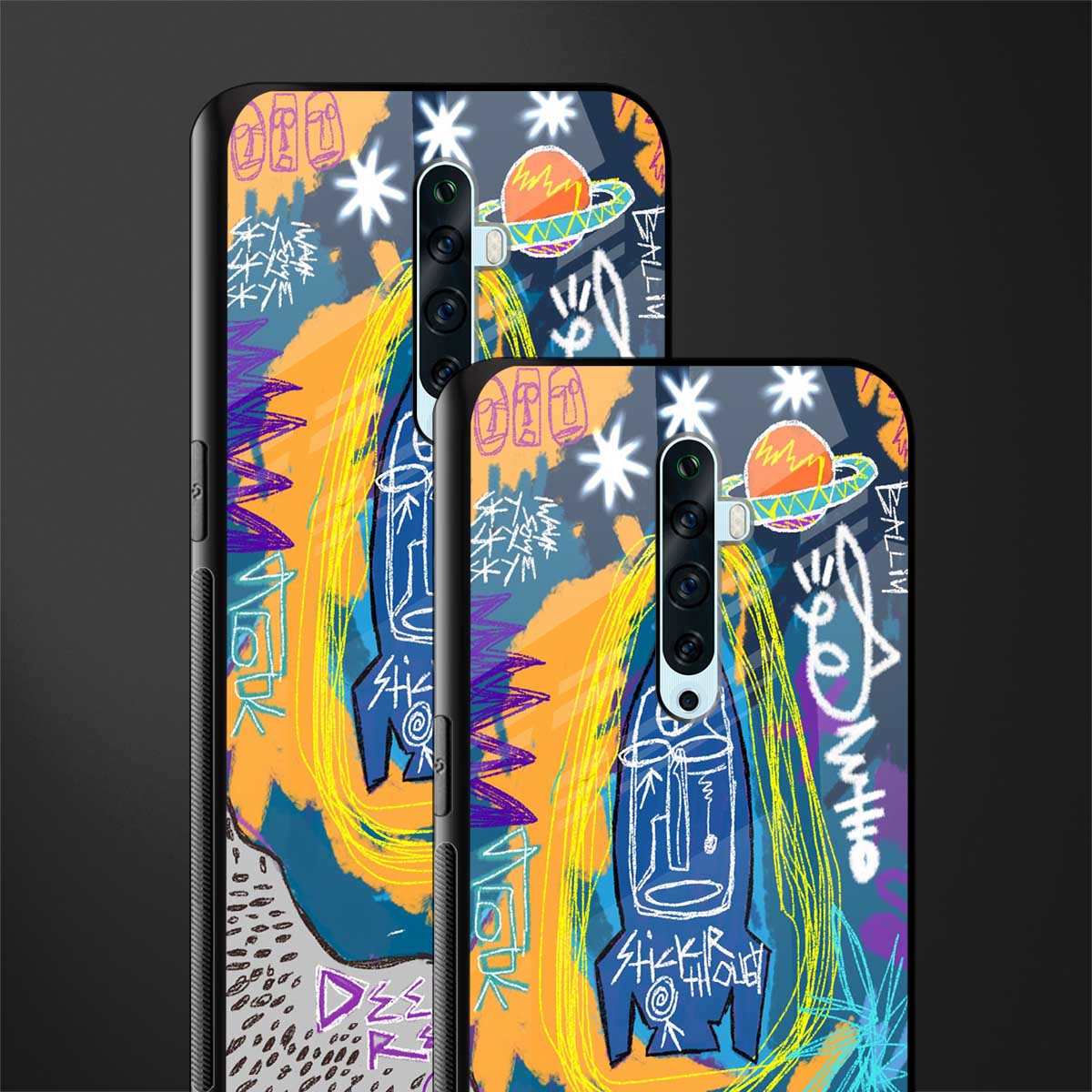 deja vu glass case for oppo reno 2z image-2