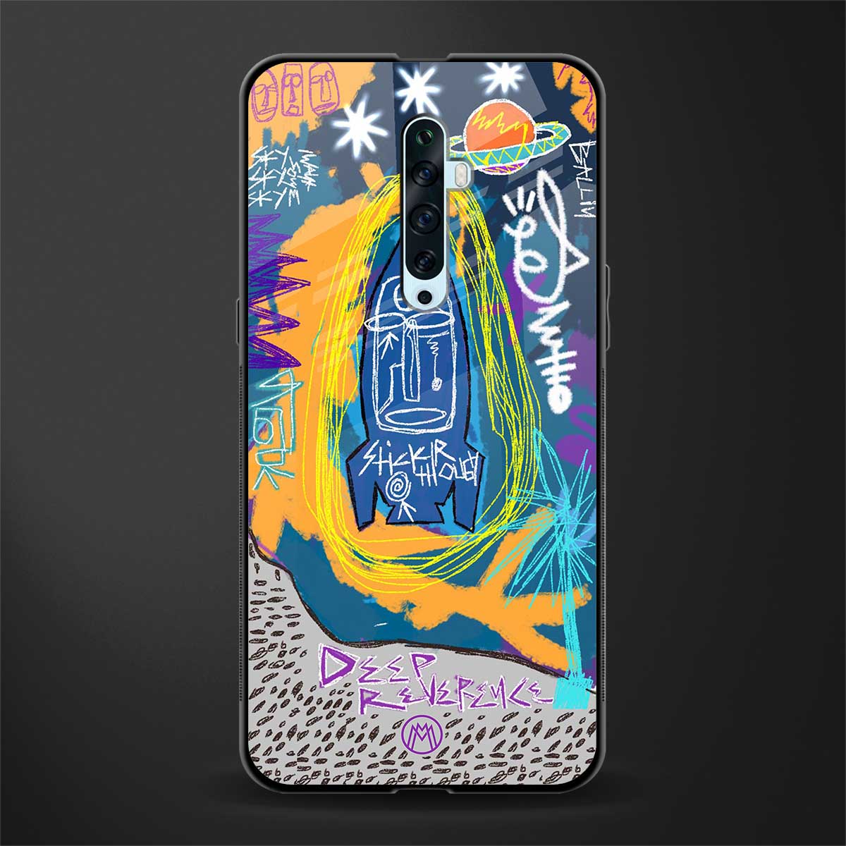 deja vu glass case for oppo reno 2f image