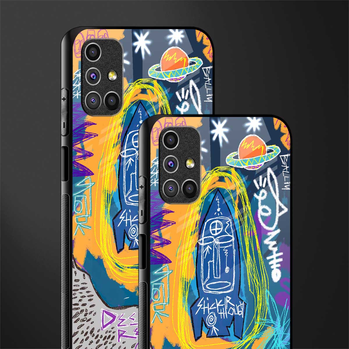 deja vu glass case for samsung galaxy m31s image-2