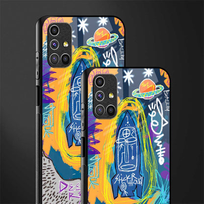 deja vu glass case for samsung galaxy m31s image-2