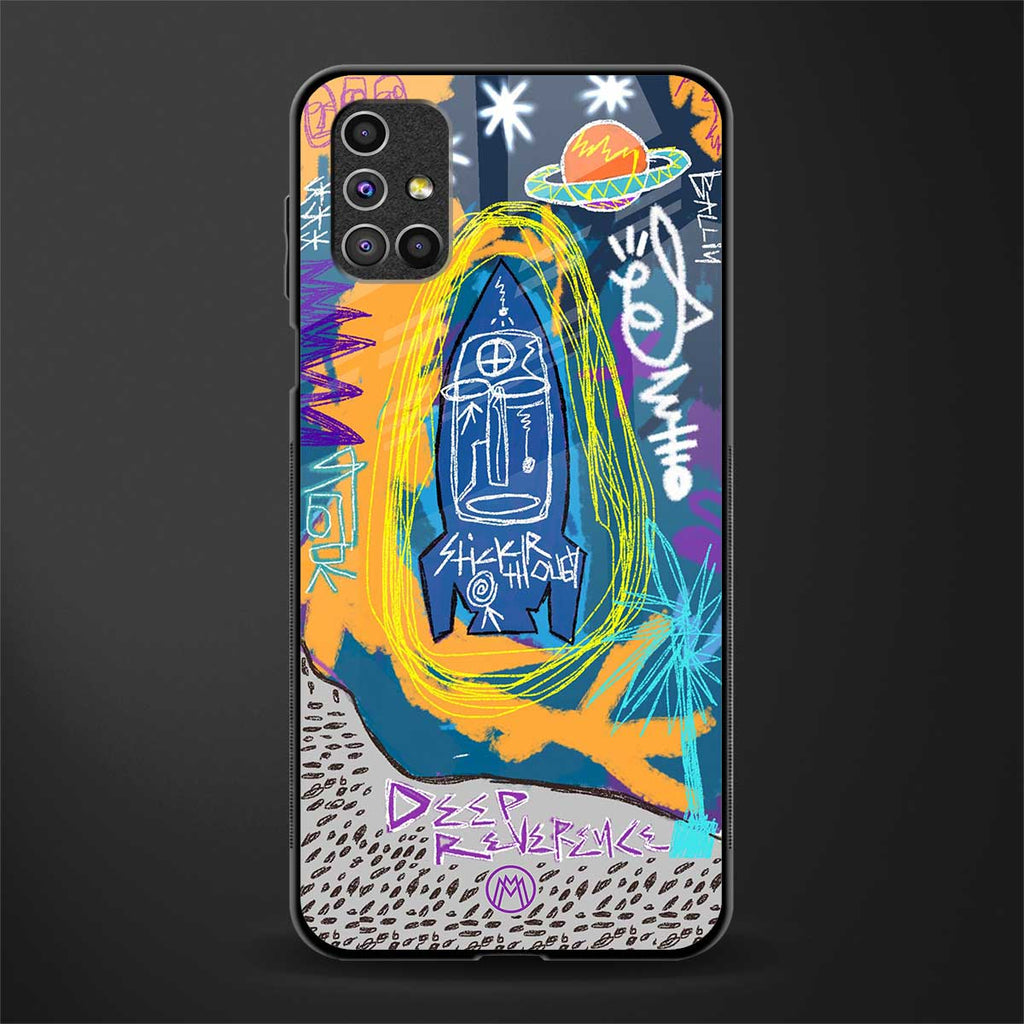 deja vu glass case for samsung galaxy m31s image