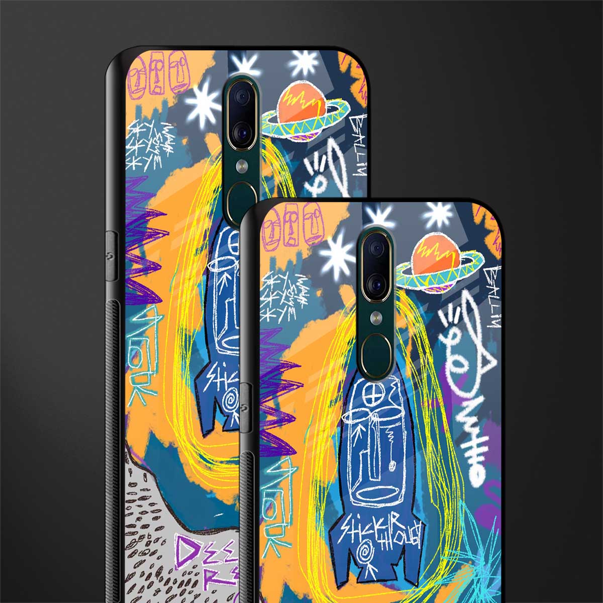 deja vu glass case for oppo f11 image-2
