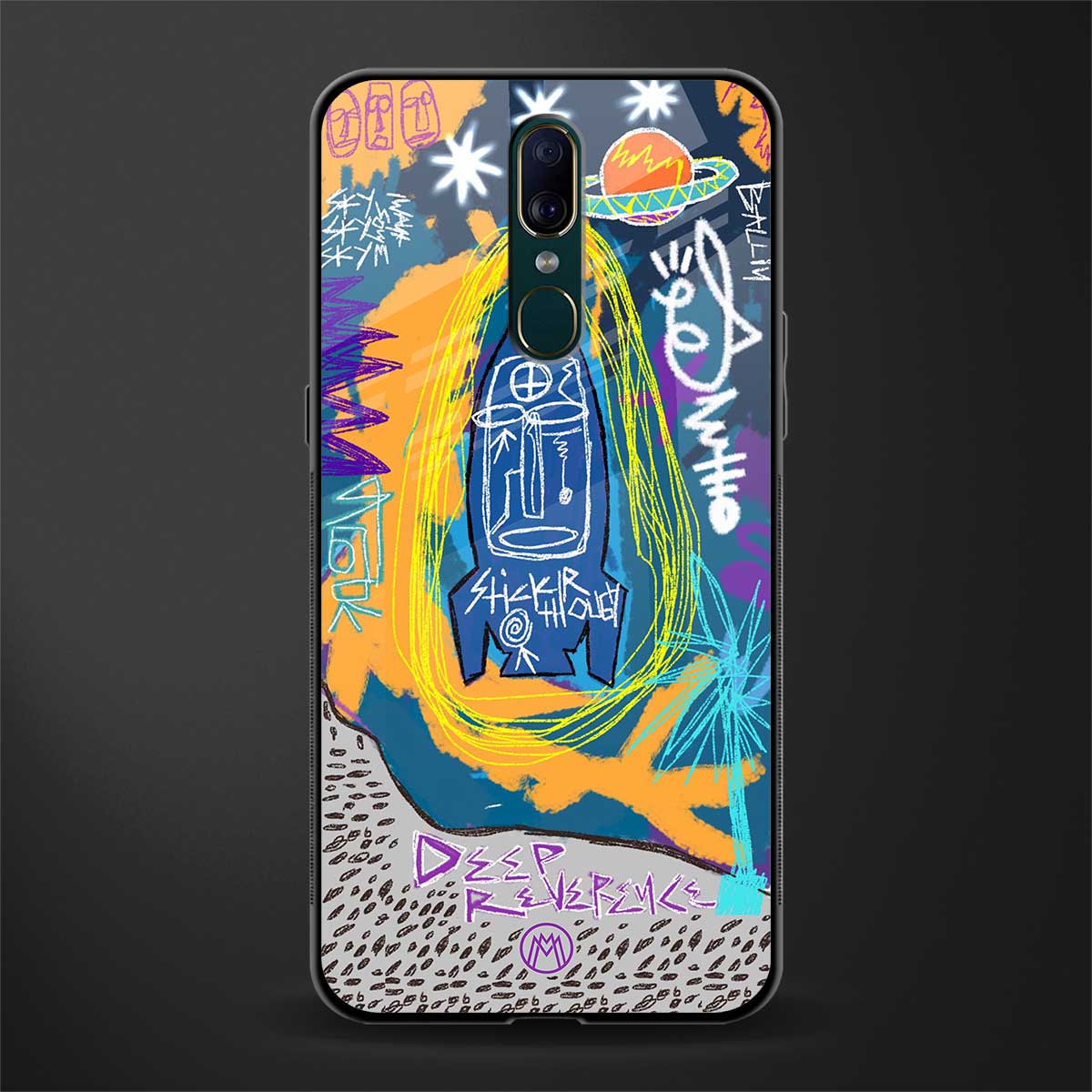 deja vu glass case for oppo f11 image
