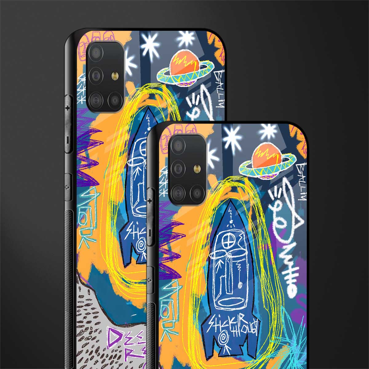 deja vu glass case for samsung galaxy a51 image-2