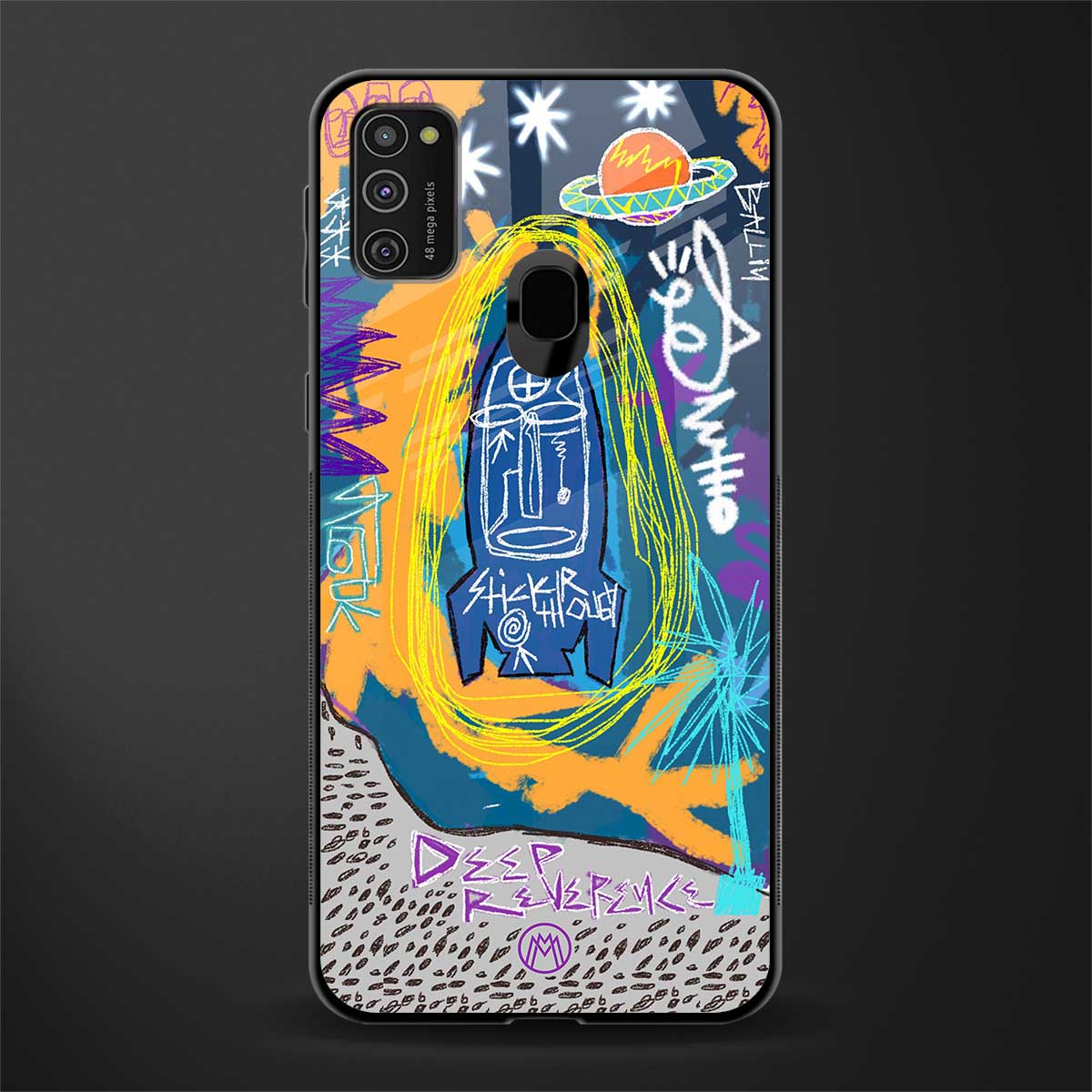 deja vu glass case for samsung galaxy m30s image