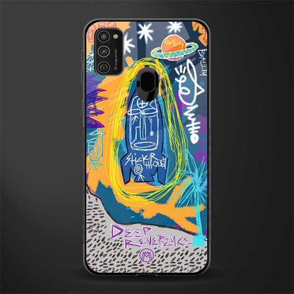 deja vu glass case for samsung galaxy m21 image