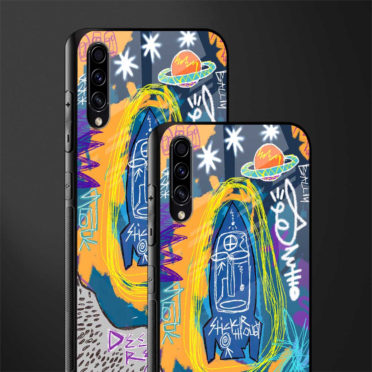 deja vu glass case for samsung galaxy a50 image-2