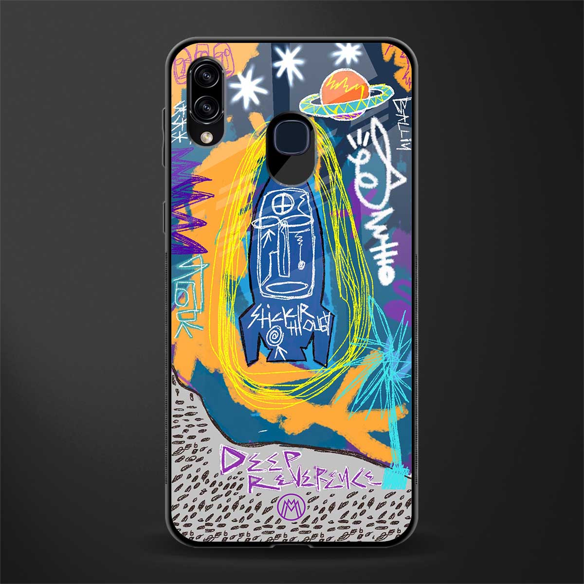 deja vu glass case for samsung galaxy m10s image
