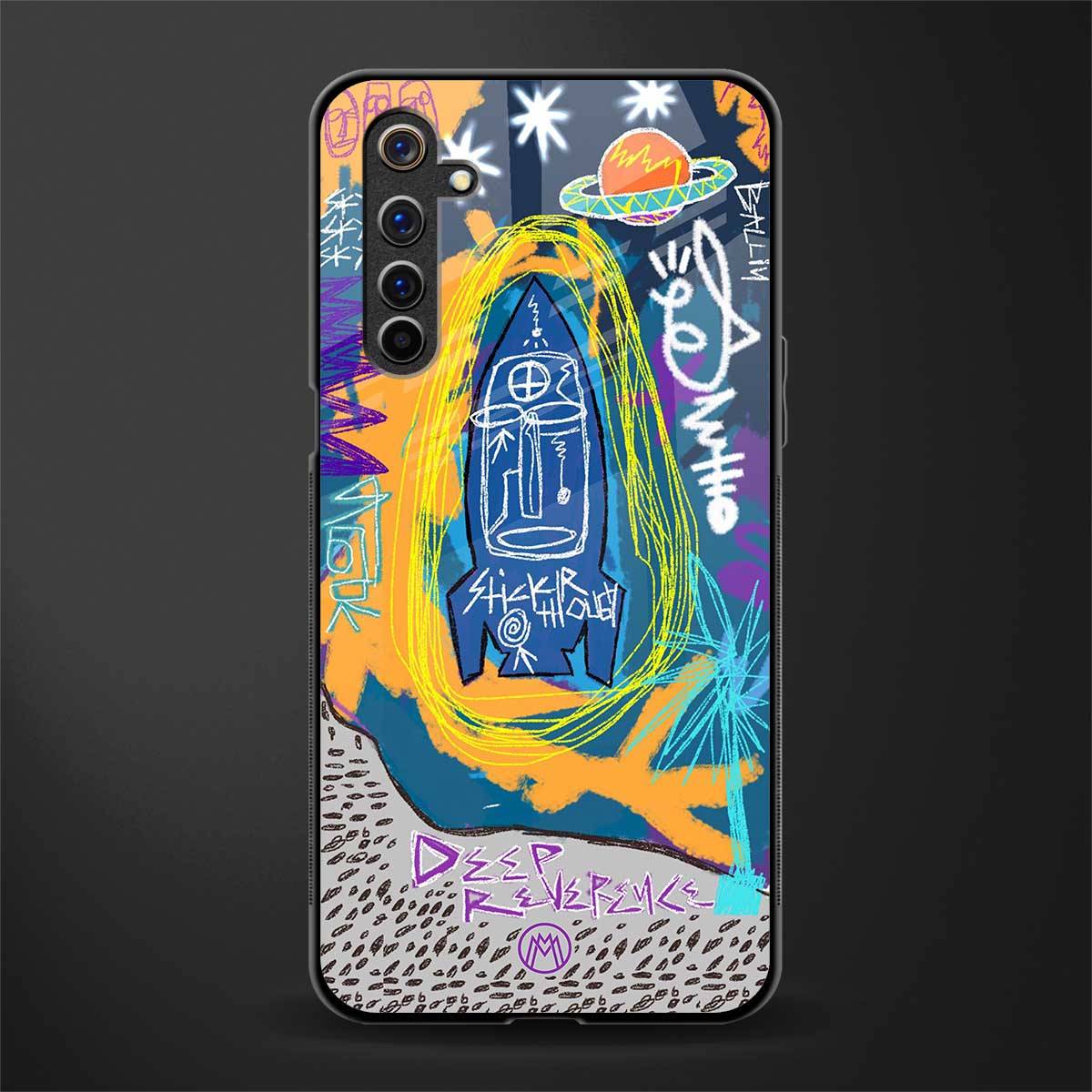 deja vu glass case for realme 6 image