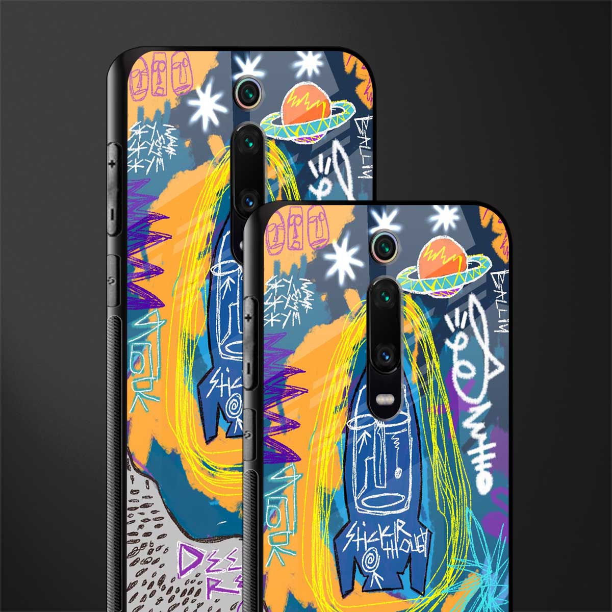 deja vu glass case for redmi k20 pro image-2