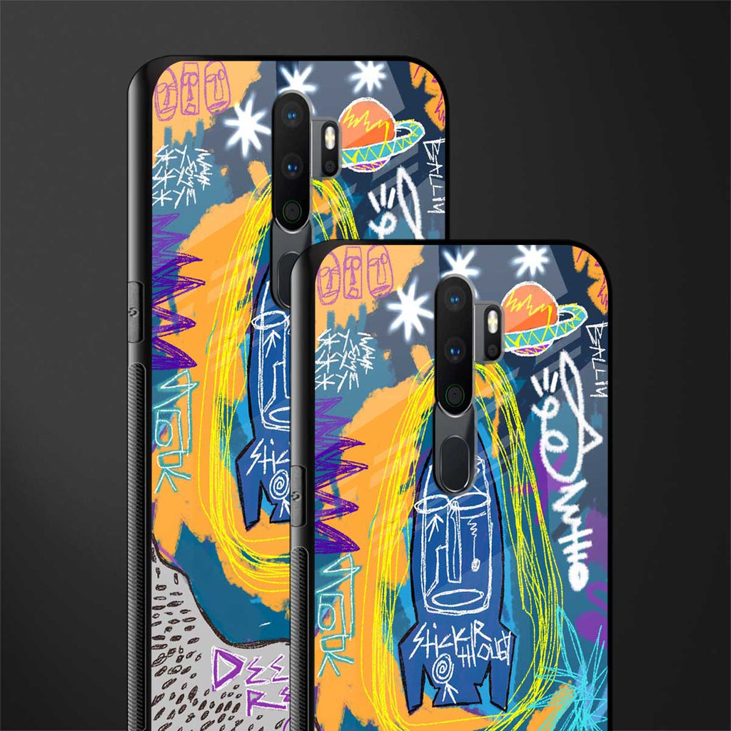 deja vu glass case for oppo a5 2020 image-2