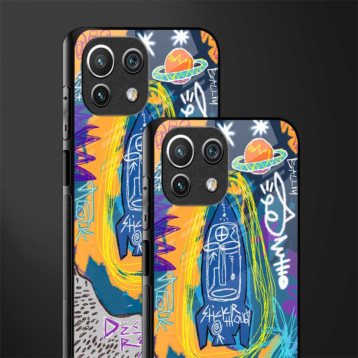 deja vu glass case for mi 11 lite image-2