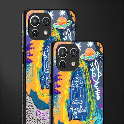 deja vu glass case for mi 11 lite image-2