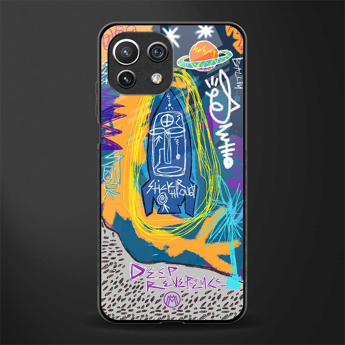 deja vu glass case for mi 11 lite image