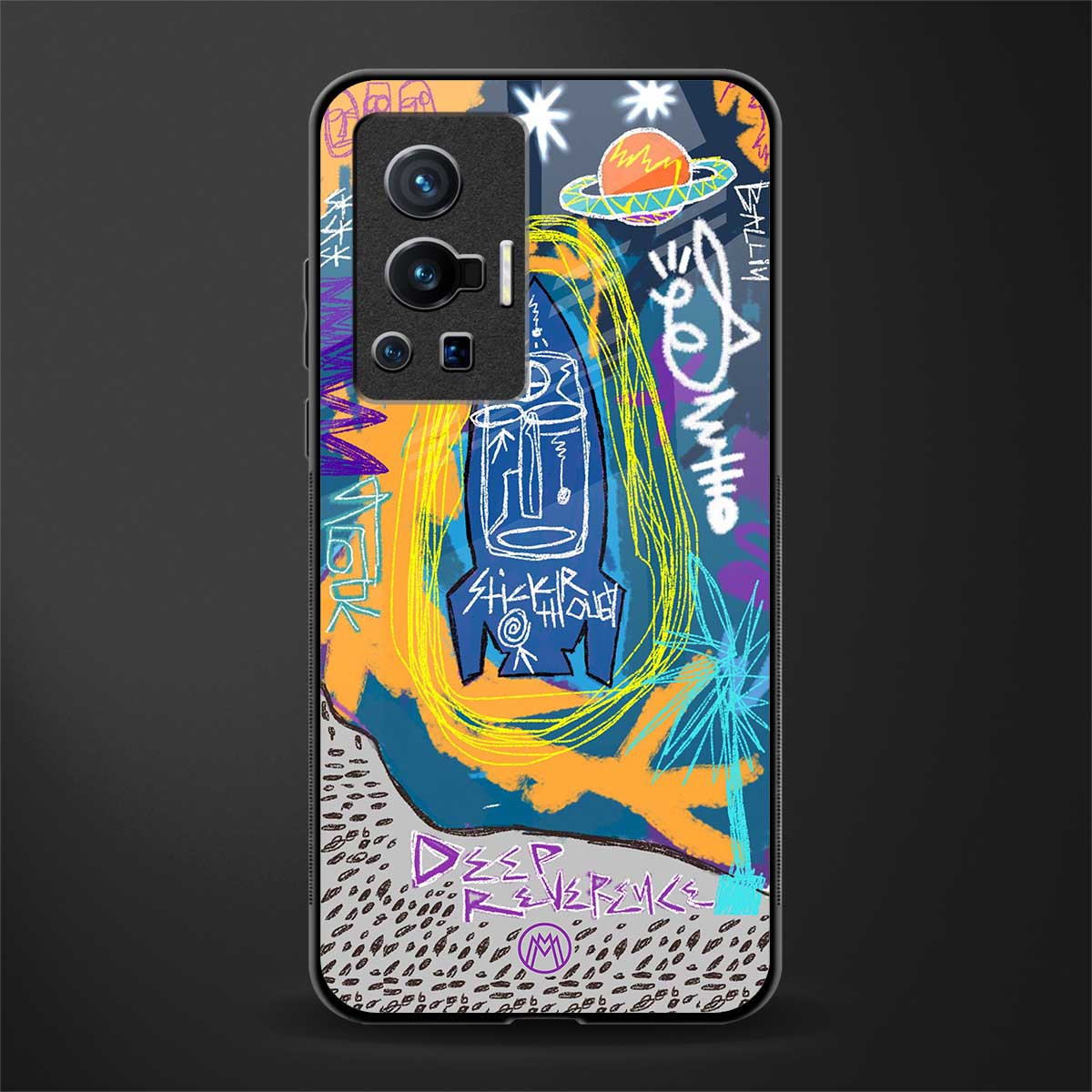 deja vu glass case for vivo x70 pro image