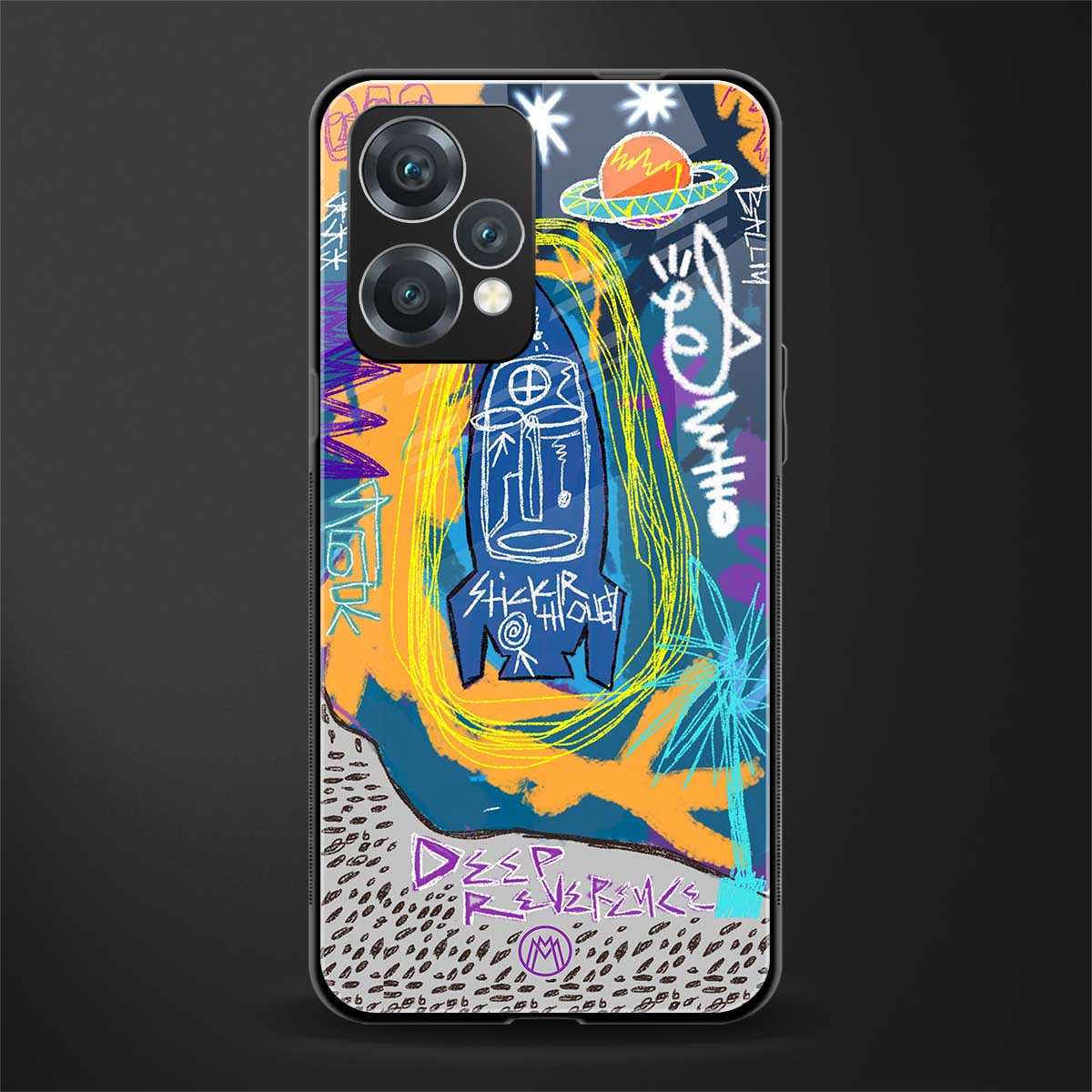 deja vu back phone cover | glass case for realme 9 pro 5g