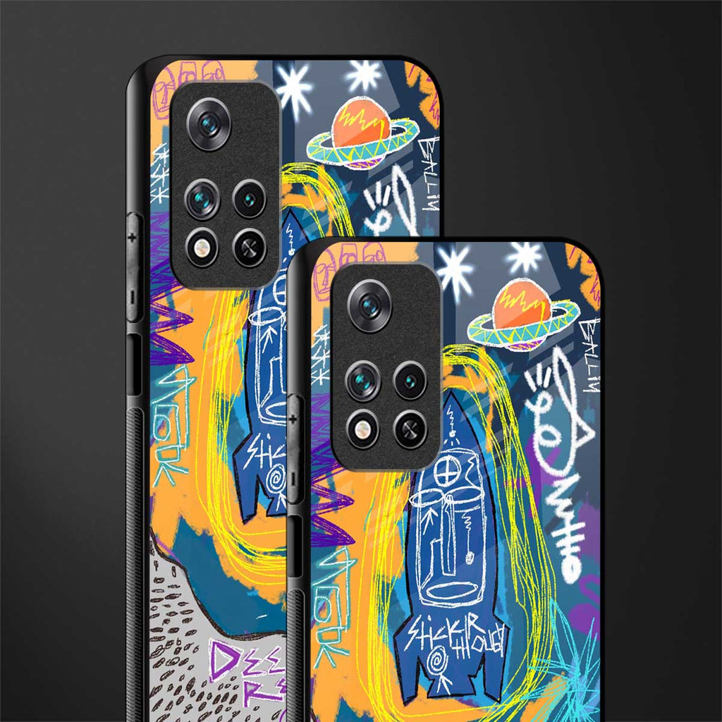 deja vu glass case for xiaomi 11i 5g image-2