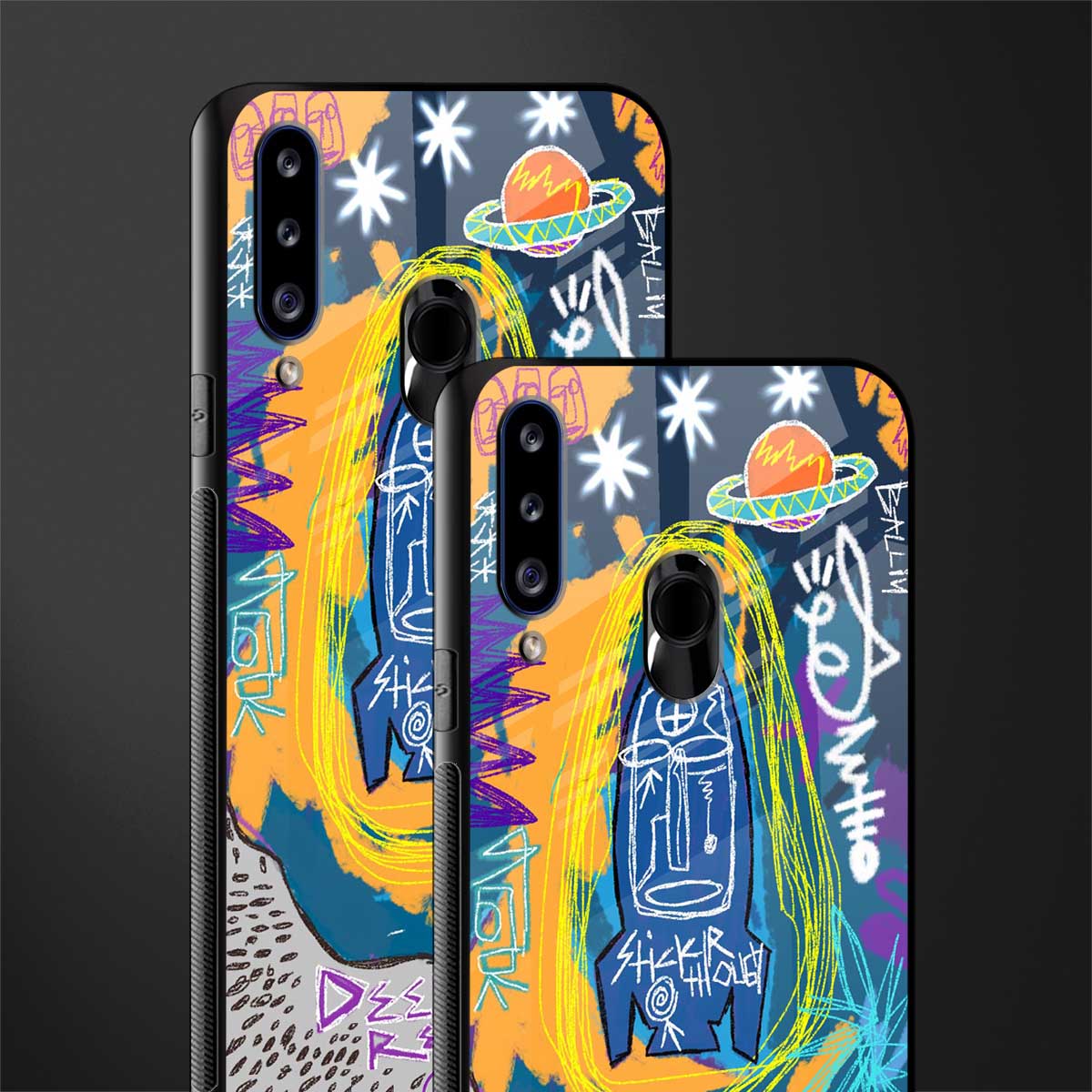 deja vu glass case for samsung galaxy a20s image-2