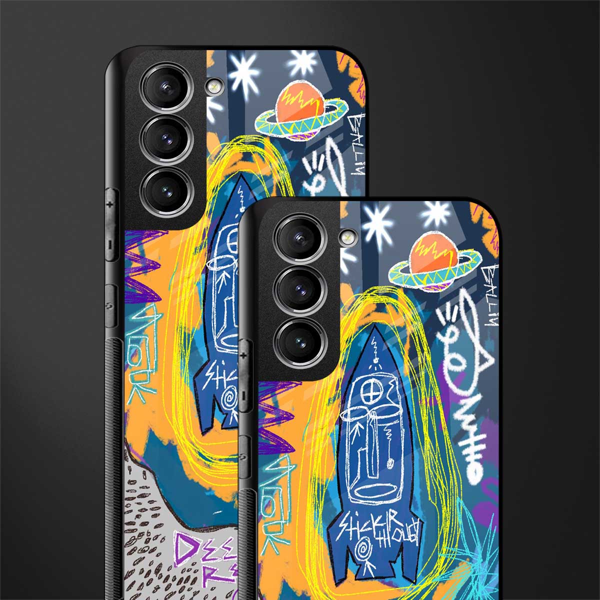 deja vu glass case for samsung galaxy s21 fe 5g image-2