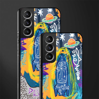 deja vu glass case for samsung galaxy s21 plus image-2