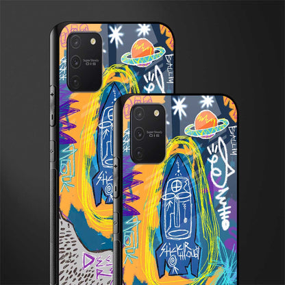 deja vu glass case for samsung galaxy a91 image-2