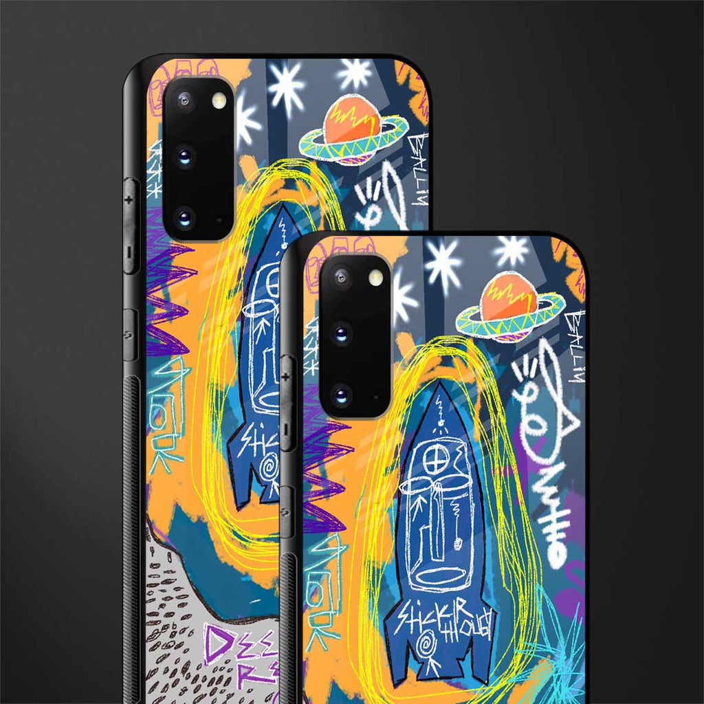 deja vu glass case for samsung galaxy s20 image-2