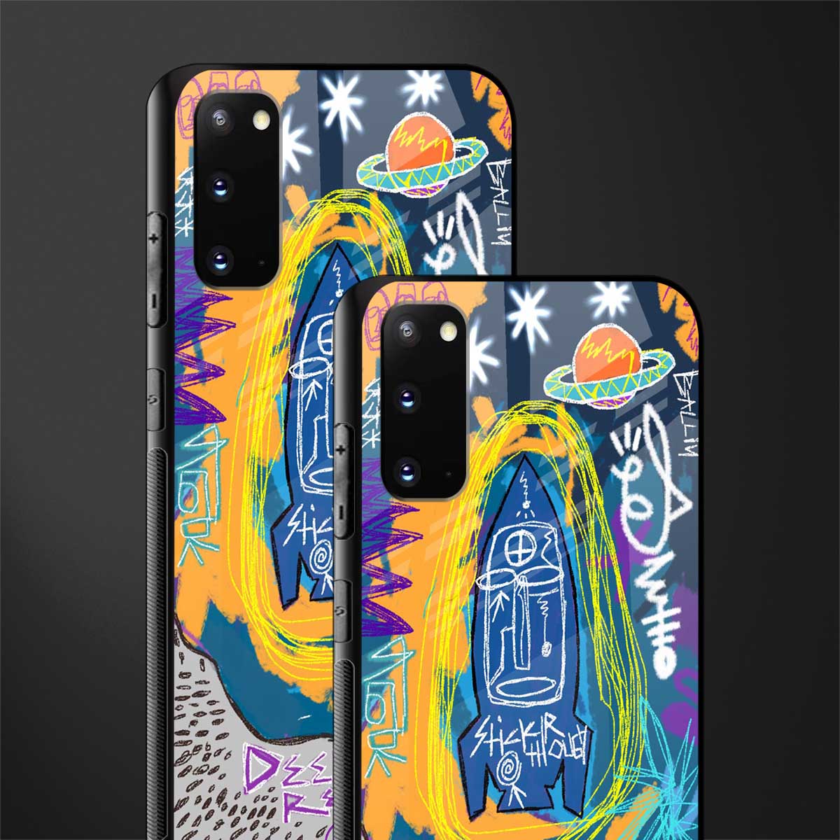 deja vu glass case for samsung galaxy s20 image-2