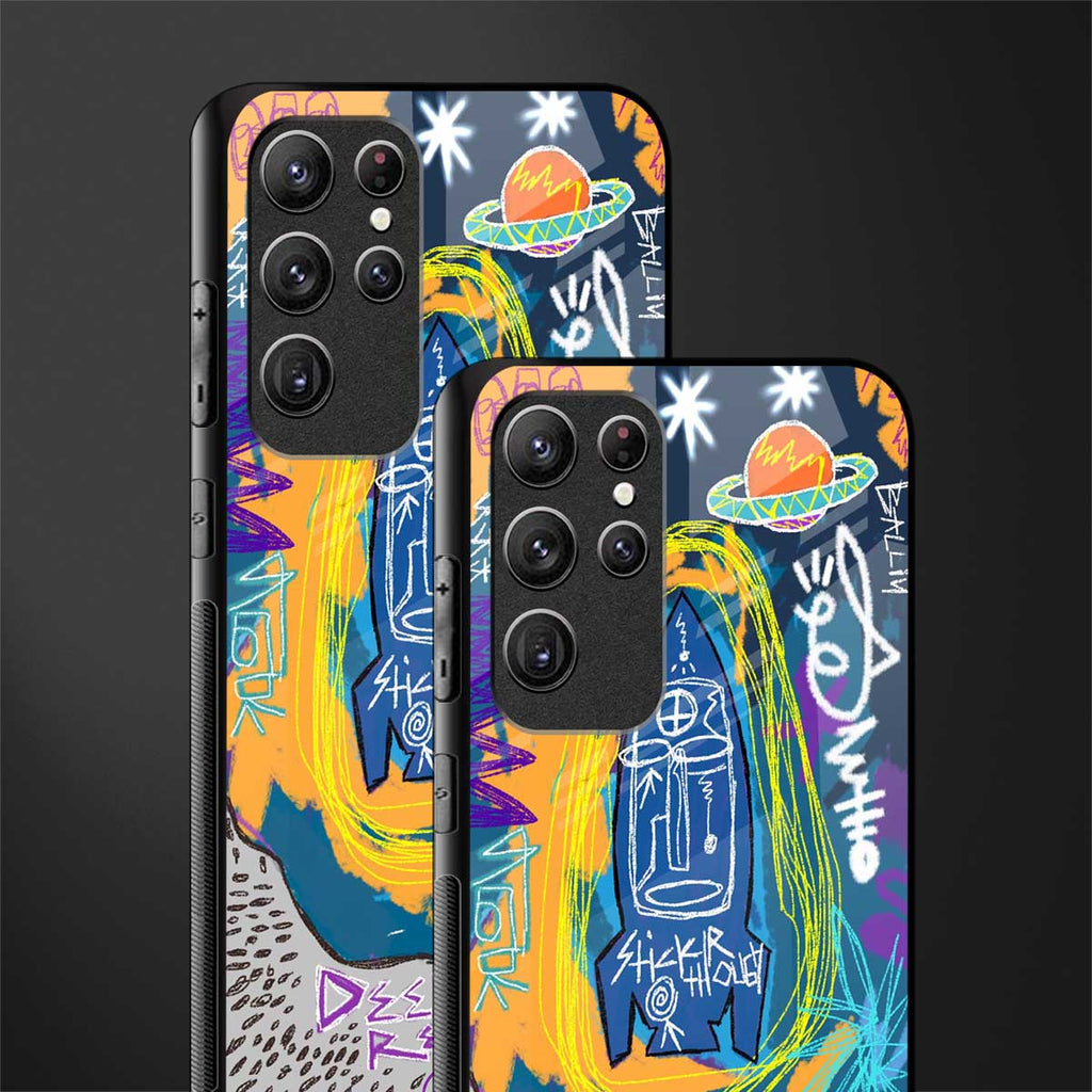 deja vu glass case for samsung galaxy s21 ultra image-2