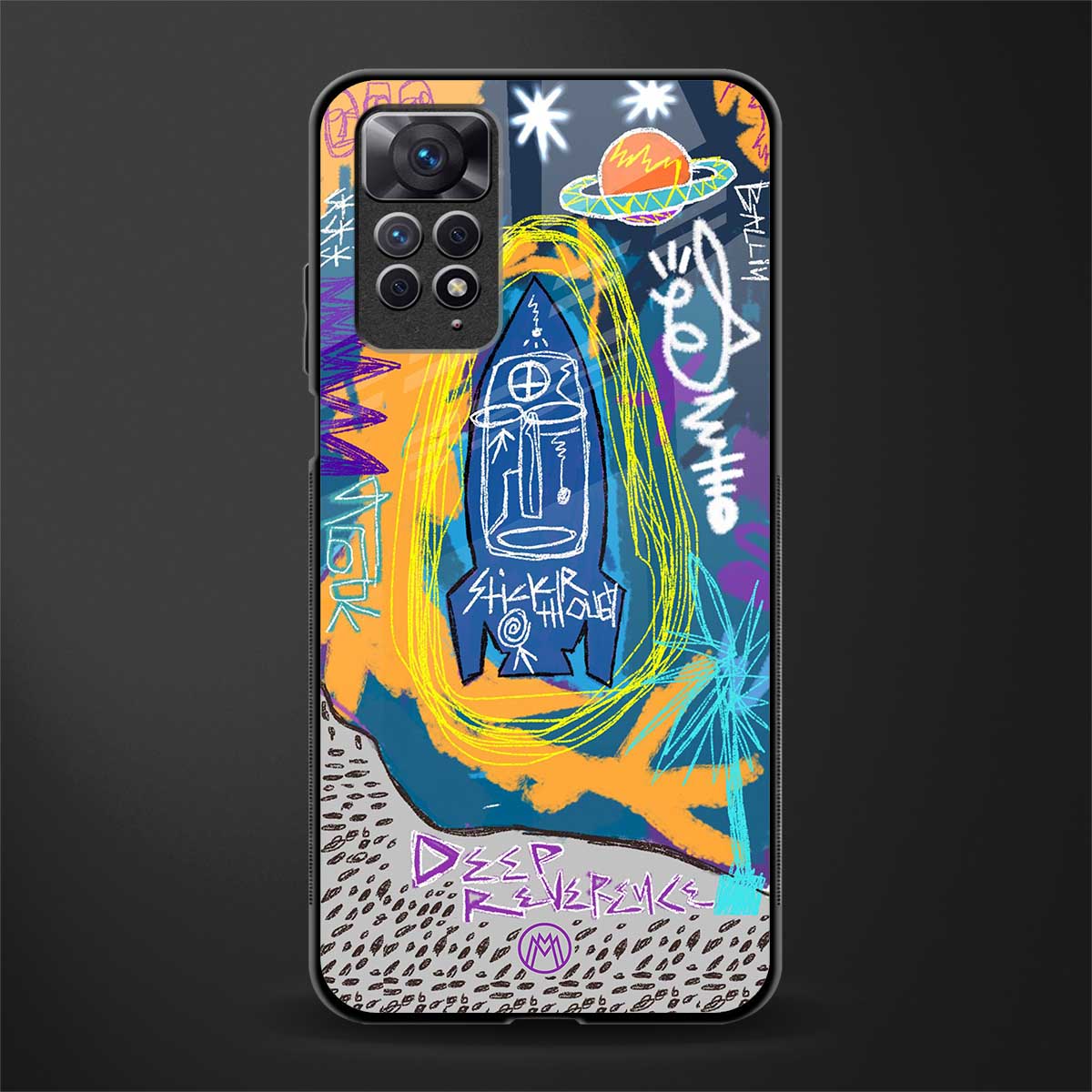deja vu glass case for redmi note 11s image
