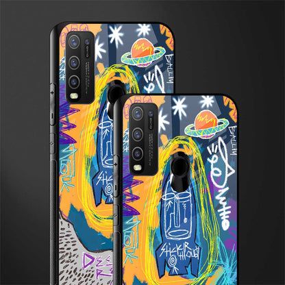 deja vu glass case for vivo y50 image-2