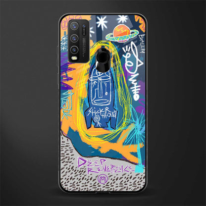 deja vu glass case for vivo y50 image