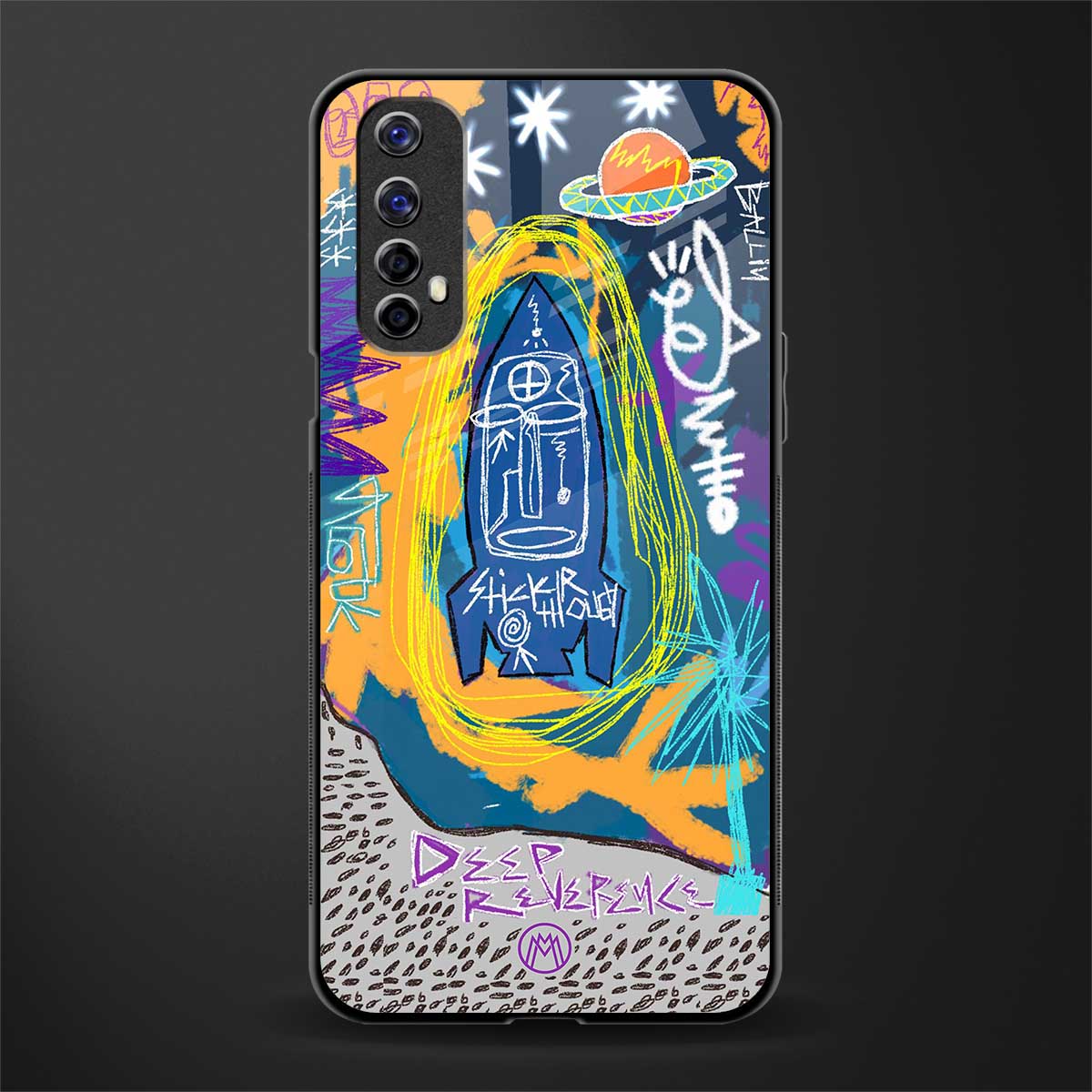 deja vu glass case for realme 7 image