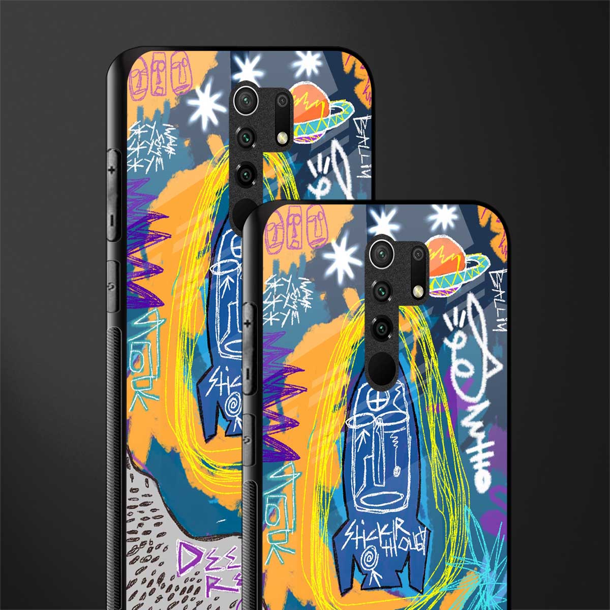 deja vu glass case for poco m2 image-2