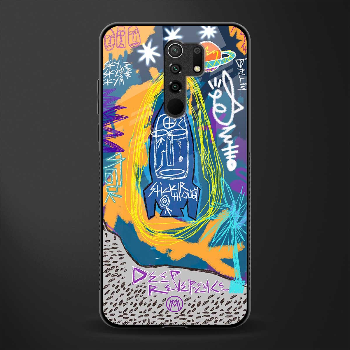 deja vu glass case for poco m2 image