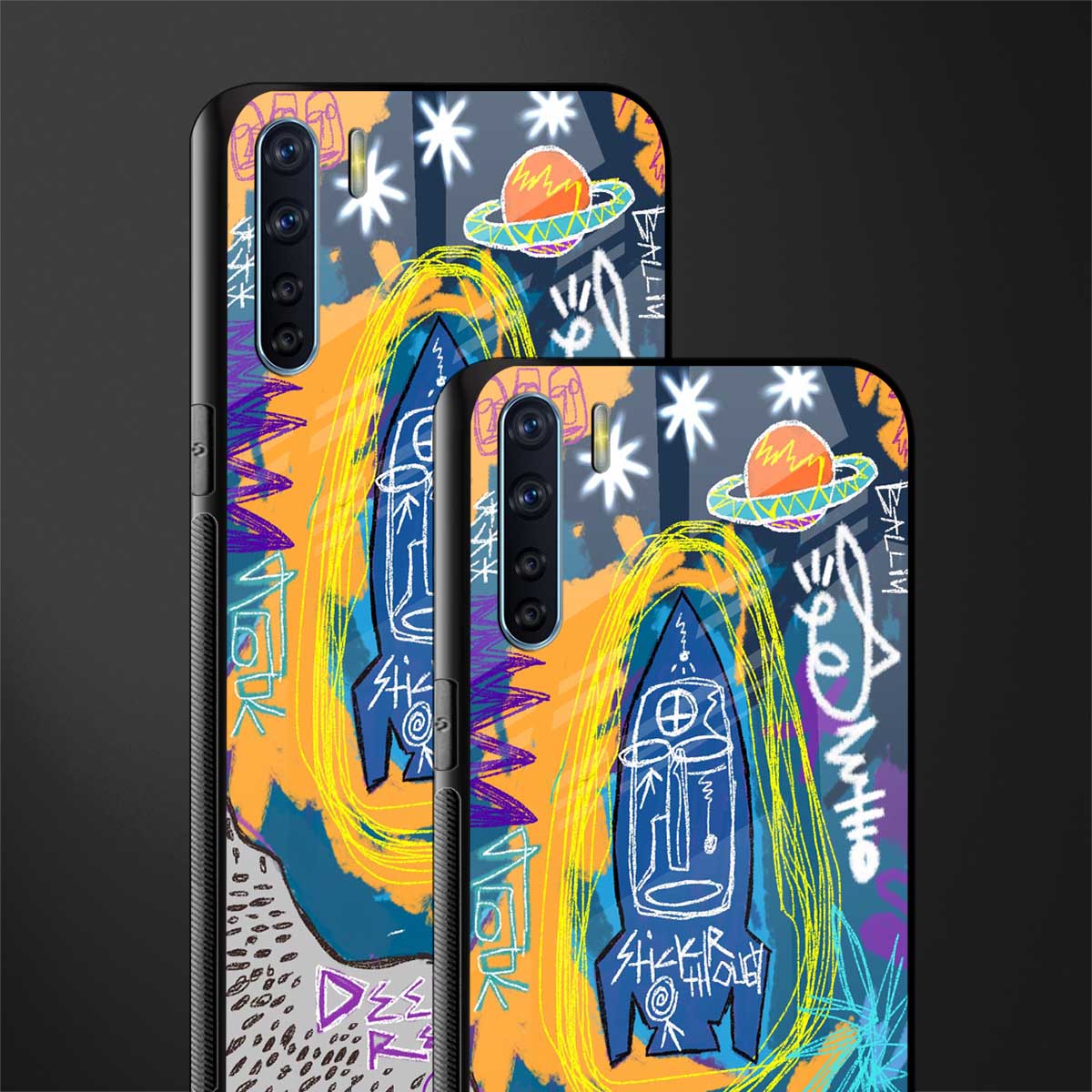 deja vu glass case for oppo f15 image-2