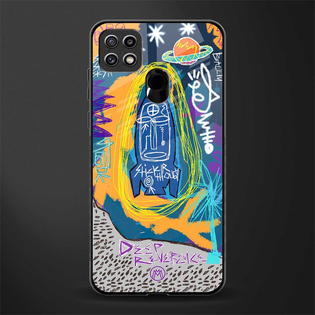deja vu glass case for oppo a15 image