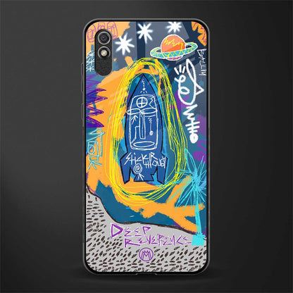 deja vu glass case for redmi 9a image
