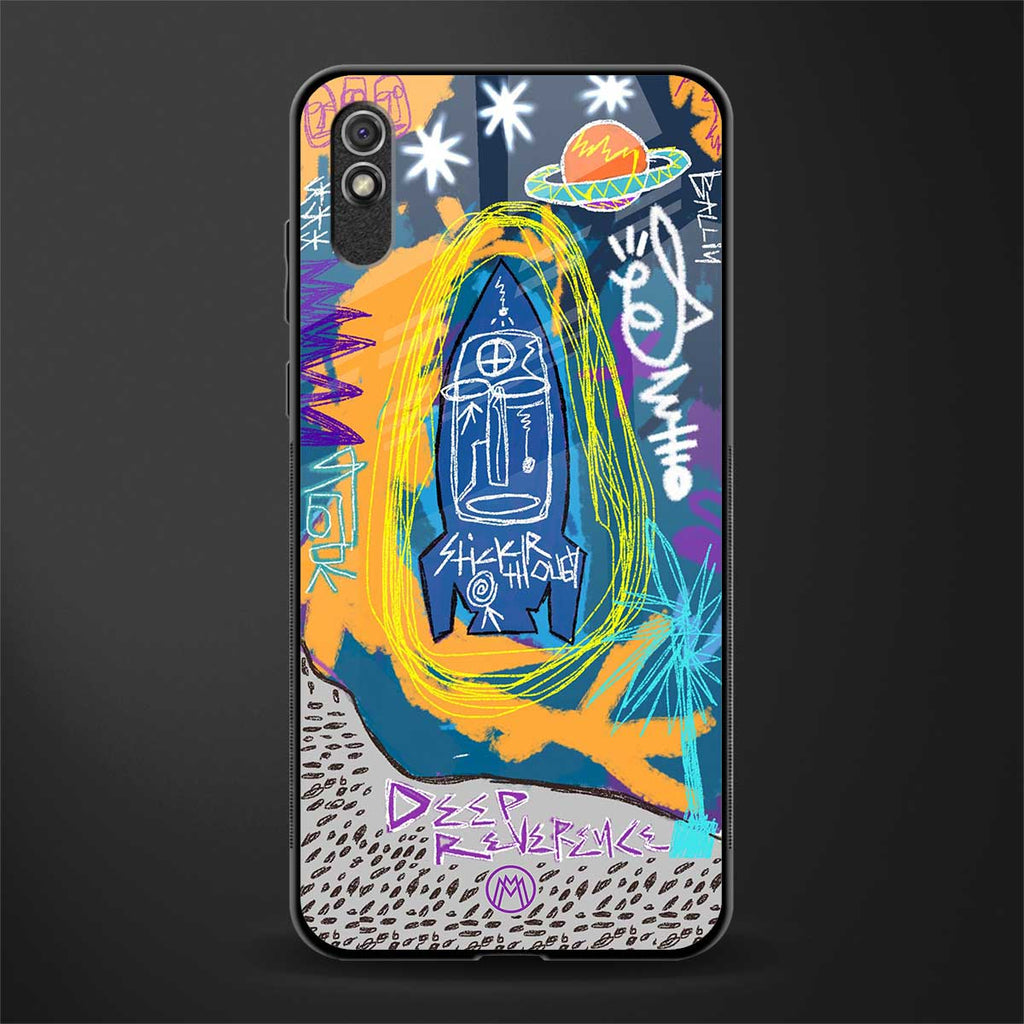 deja vu glass case for redmi 9i image
