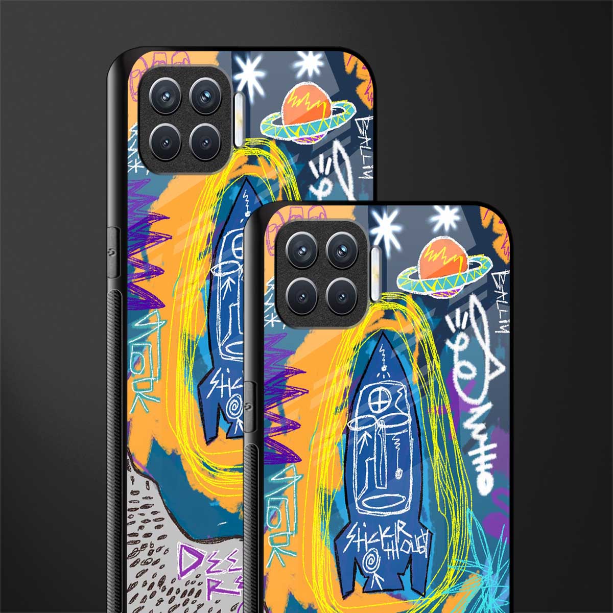 deja vu glass case for oppo f17 pro image-2