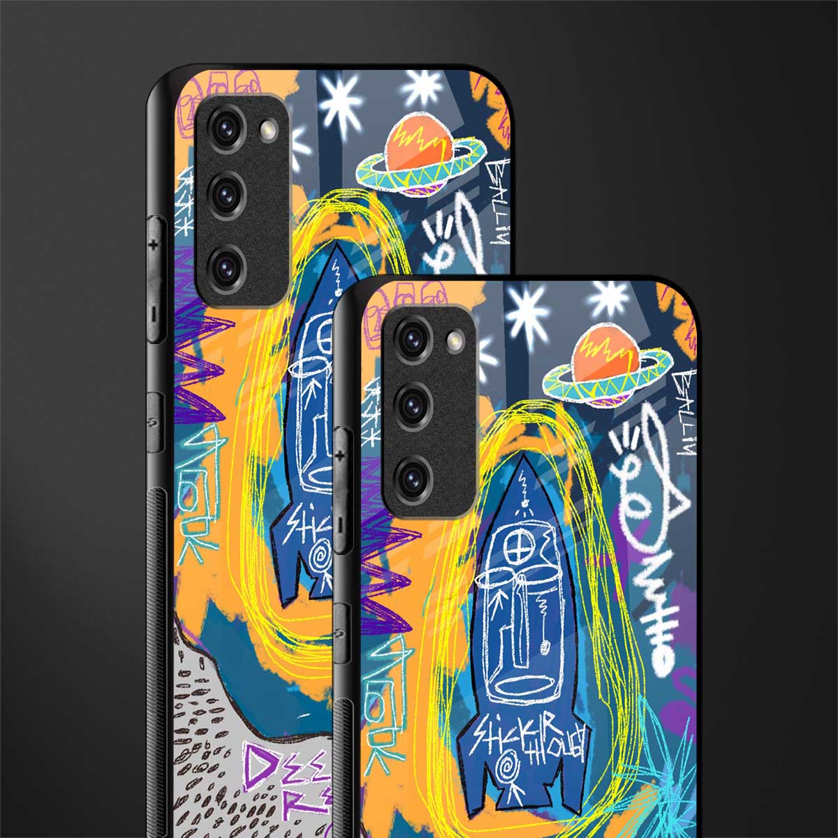 deja vu glass case for samsung galaxy s20 fe image-2