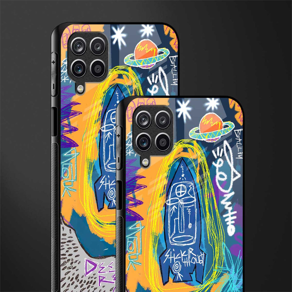 deja vu glass case for samsung galaxy a12 image-2