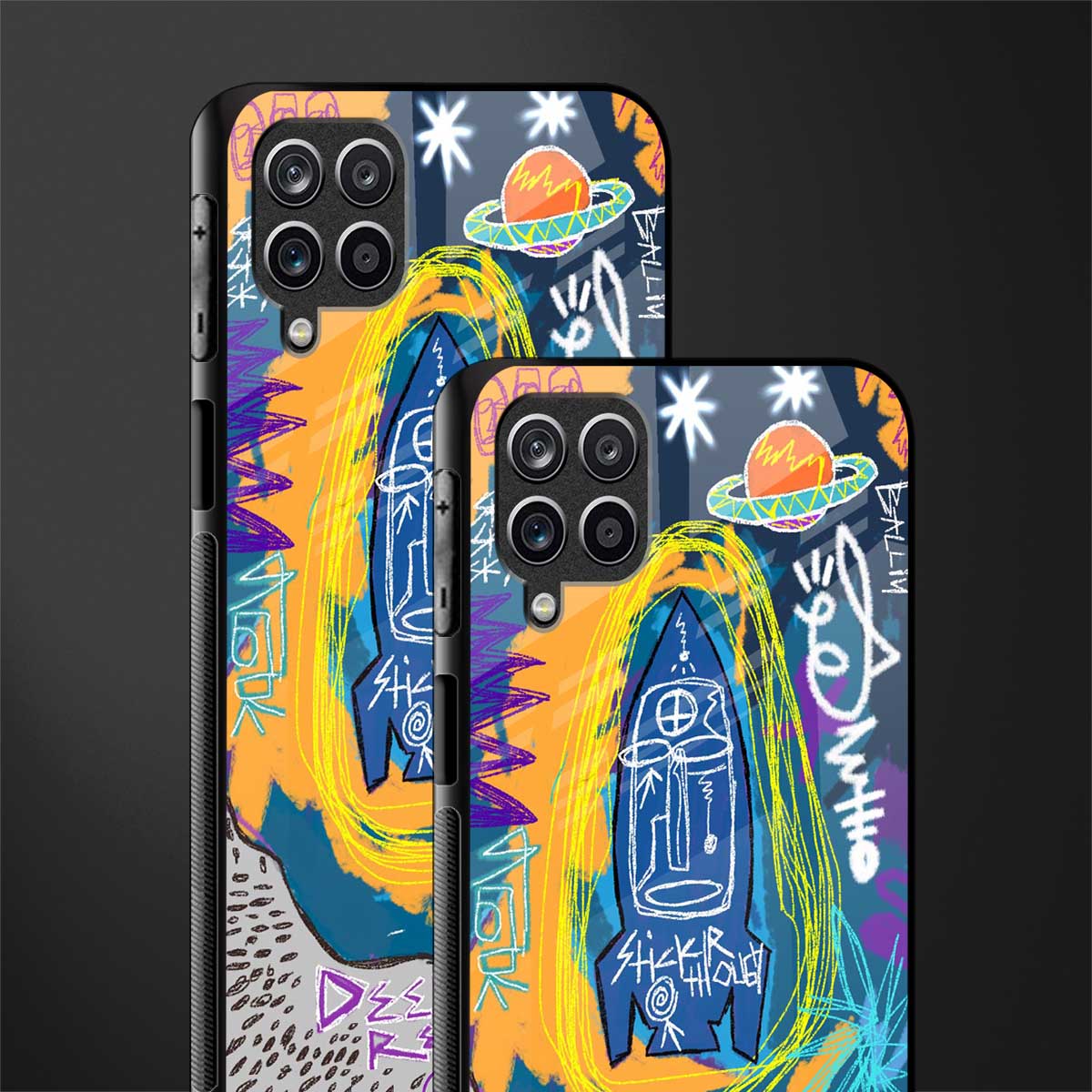 deja vu glass case for samsung galaxy a12 image-2