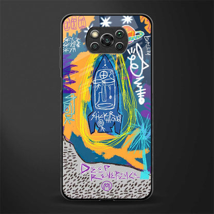 deja vu glass case for poco x3 pro image